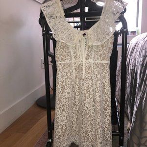For Love and Lemons white lace dress
